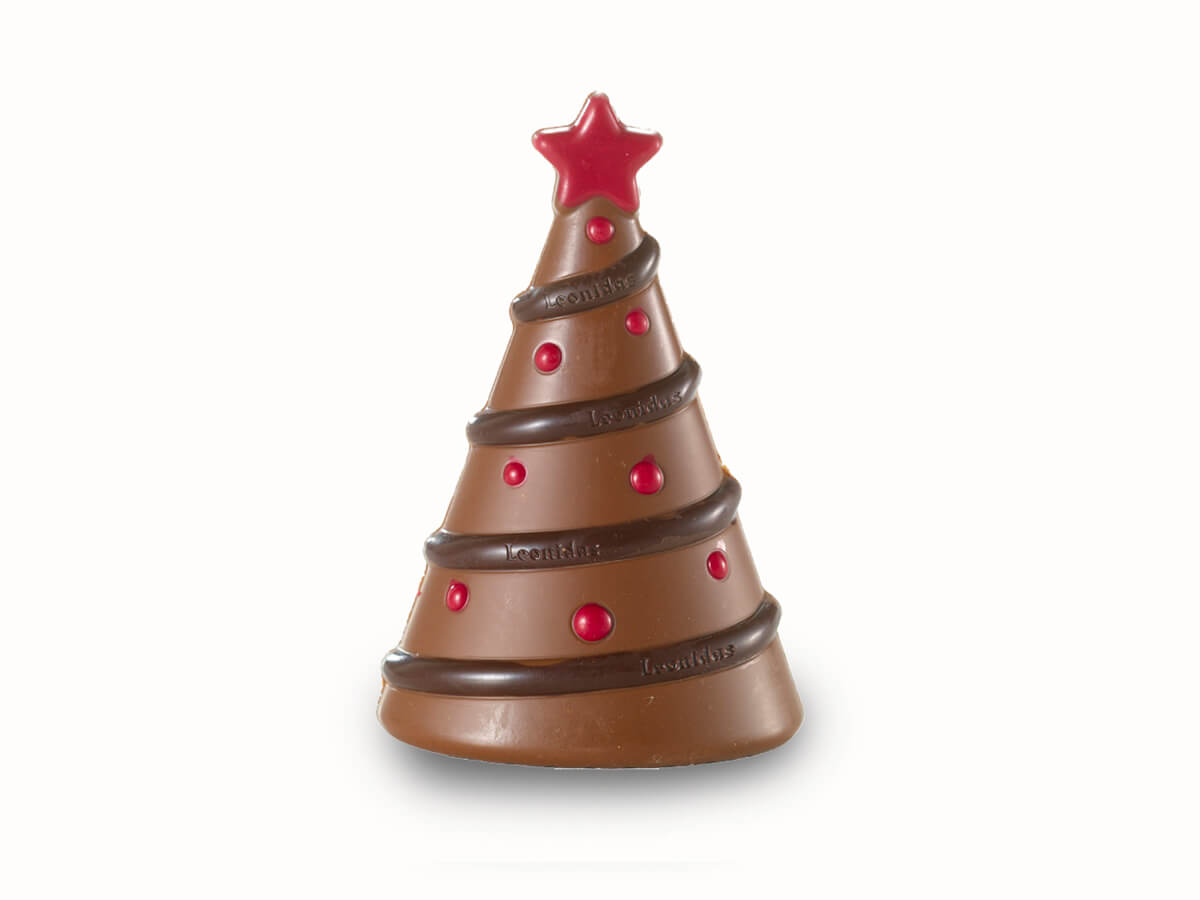 Σοκολατένια φιγούρα Χριστουγεννιάτικο δέντρο γάλακτος 60g Leonidas